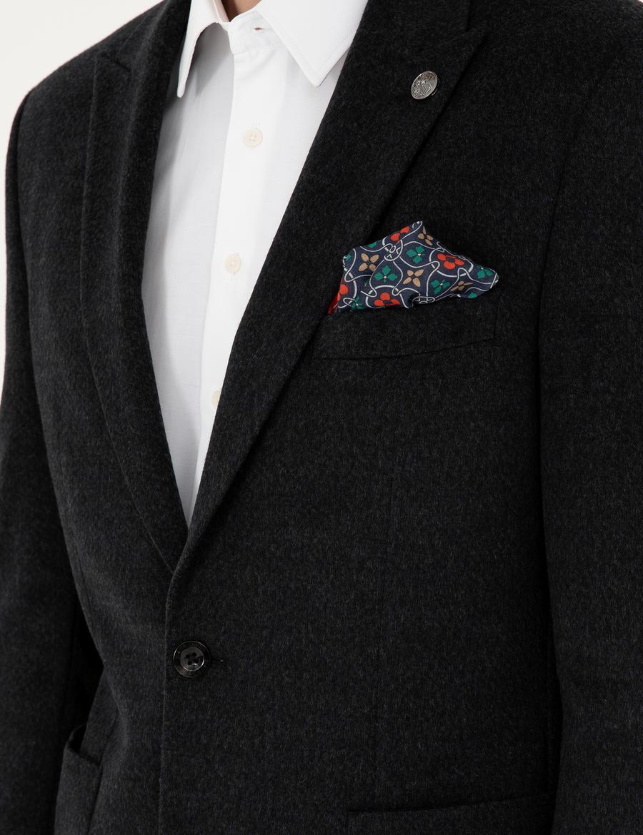 Antrasit Slim Fit Ceket