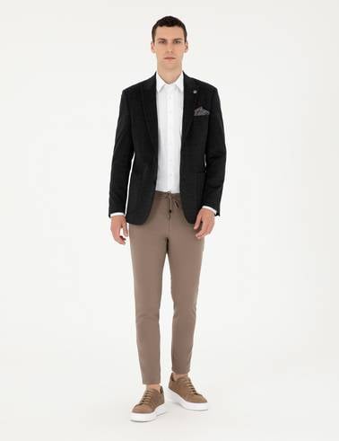 Antrasit Slim Fit Ceket