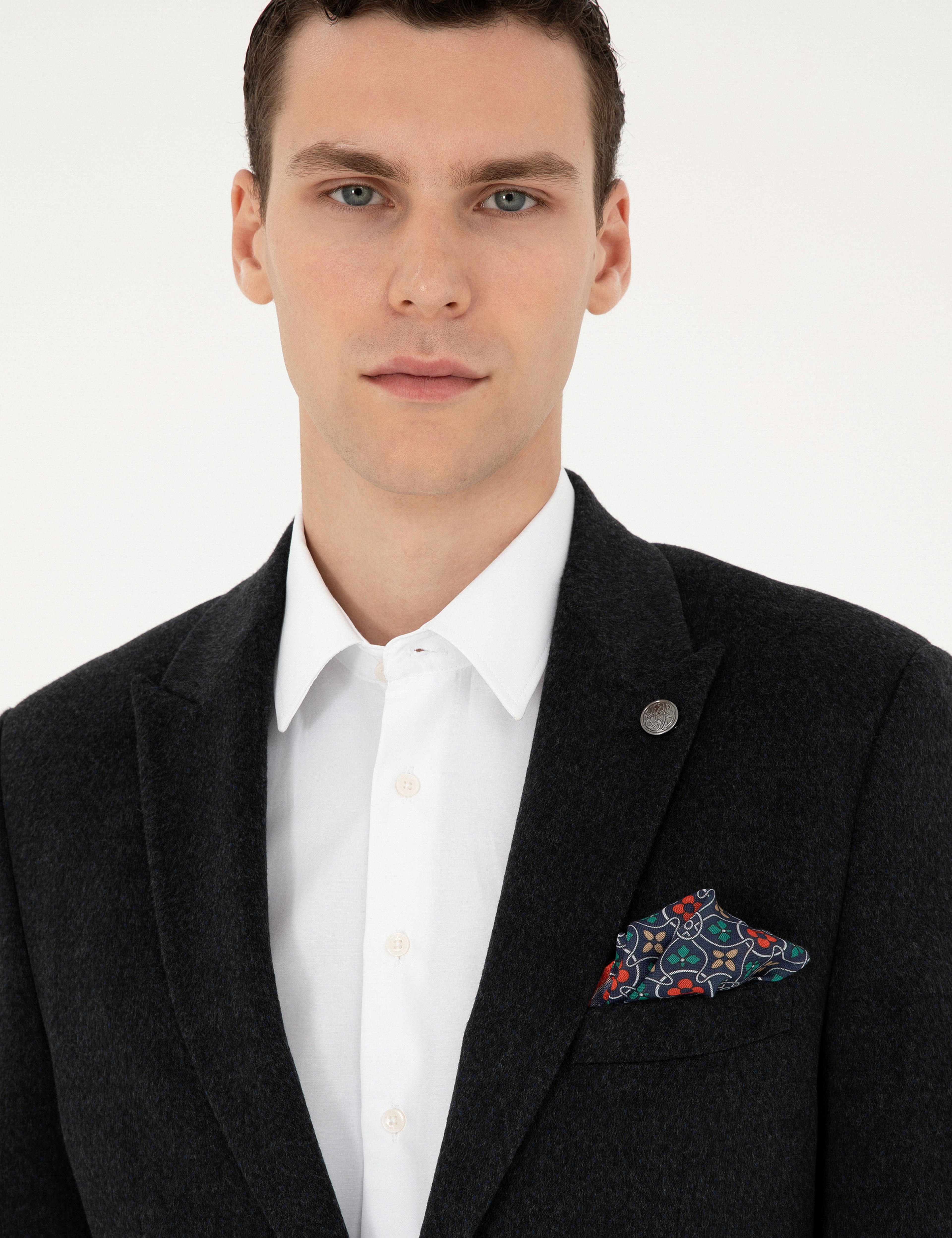 Antrasit Slim Fit Ceket - Image 2