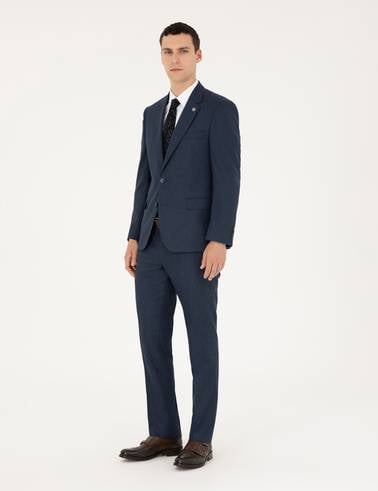 Lacivert Slim Fit Takım Elbise