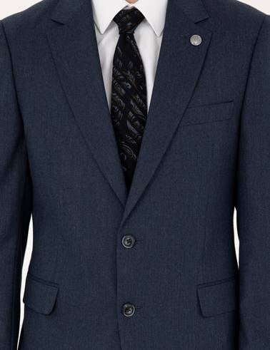 Lacivert Slim Fit Takım Elbise