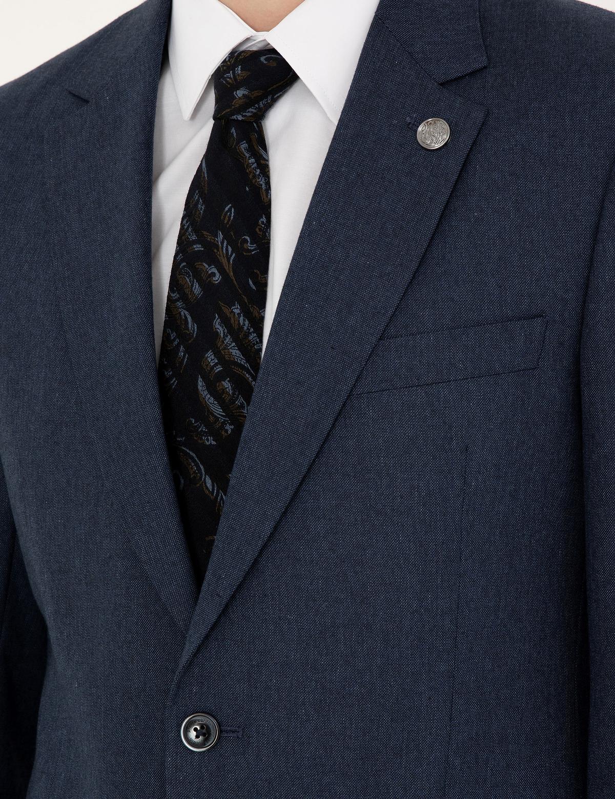 Lacivert Slim Fit Takım Elbise - 50295825014