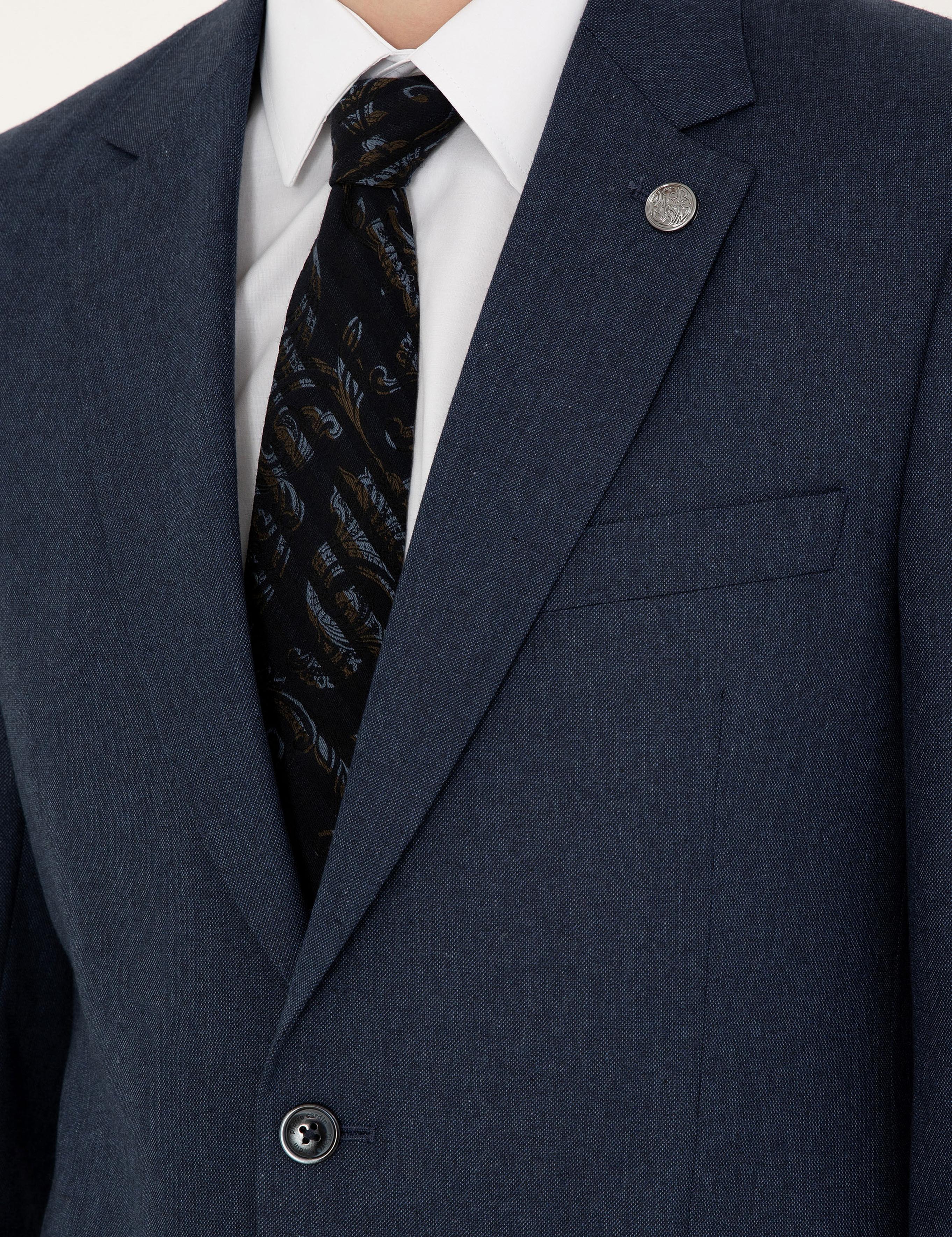 Lacivert Slim Fit Takım Elbise