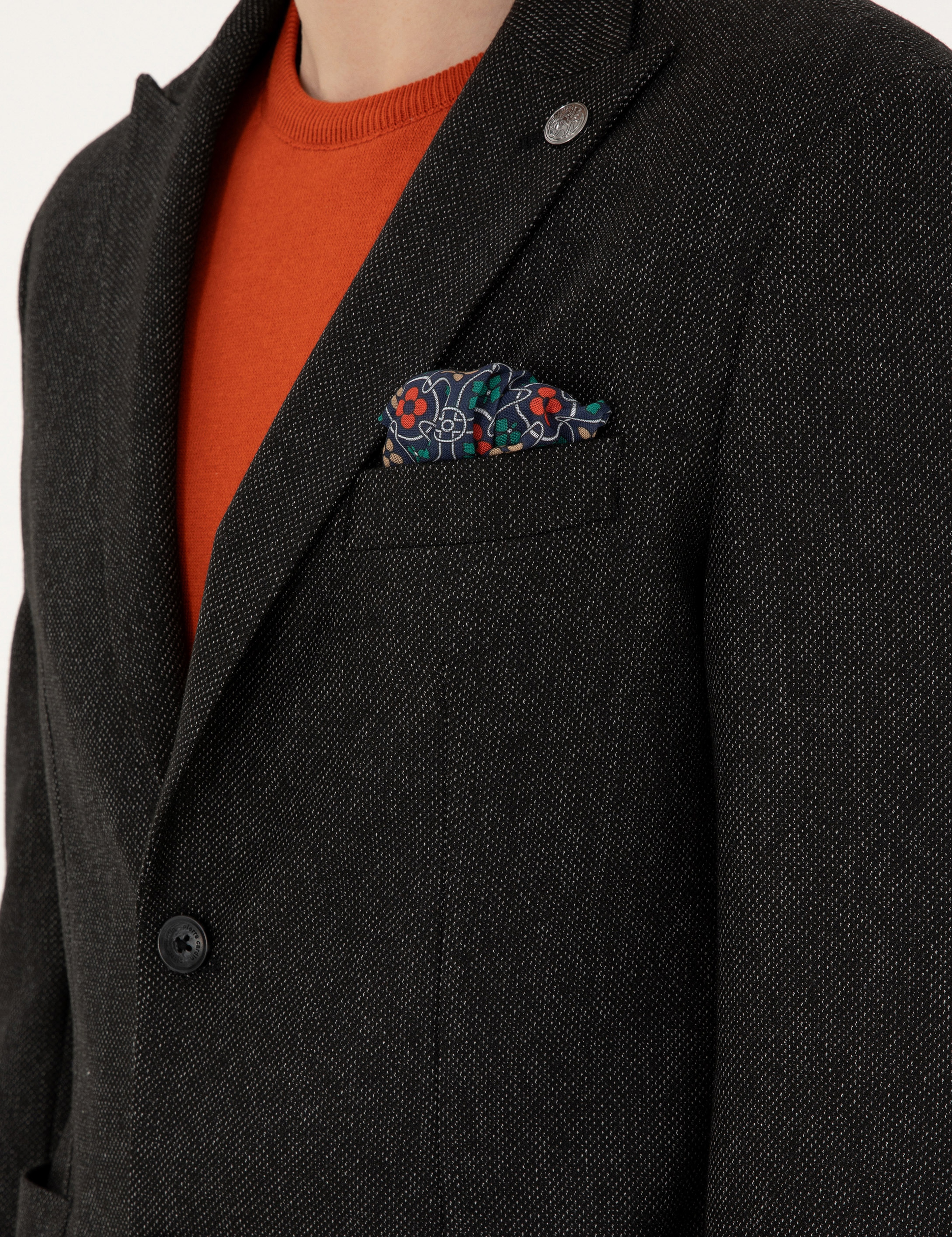 Siyah Slim Fit Ceket - Image 7