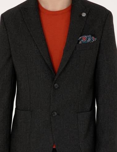 Siyah Slim Fit Ceket