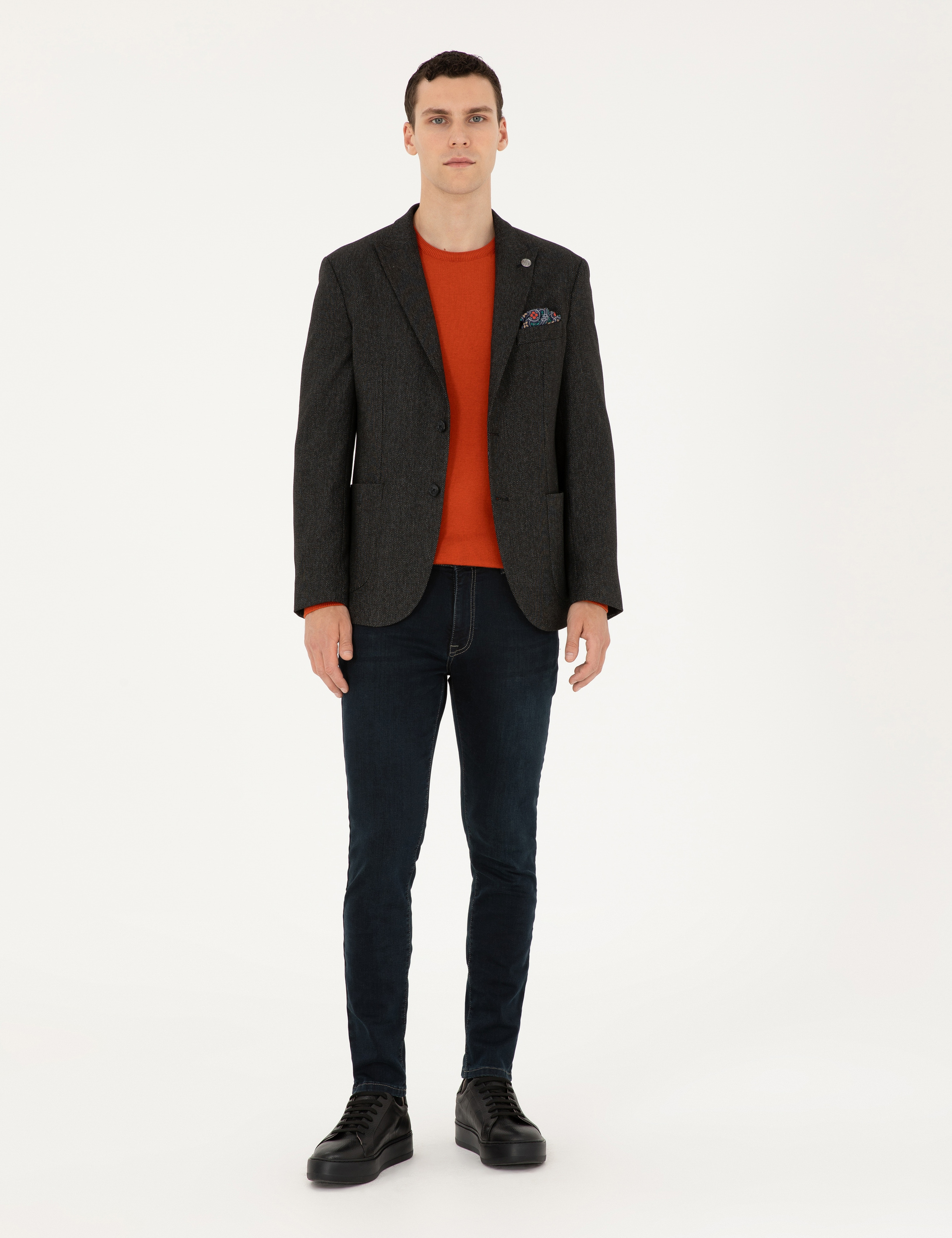 Siyah Slim Fit Ceket