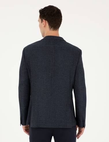 Lacivert Slim Fit Ceket