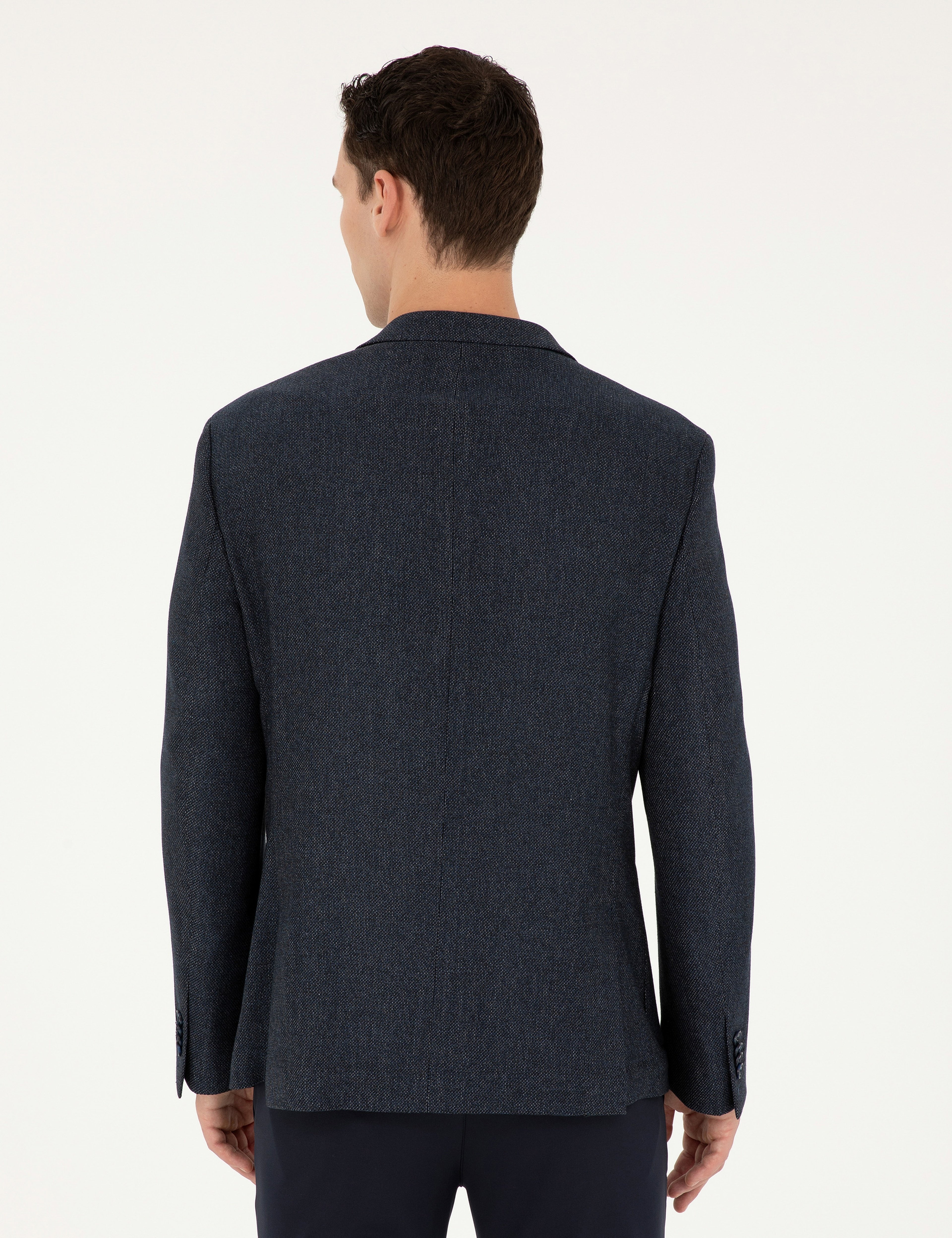 Lacivert Slim Fit Ceket