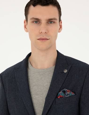 Lacivert Slim Fit Ceket