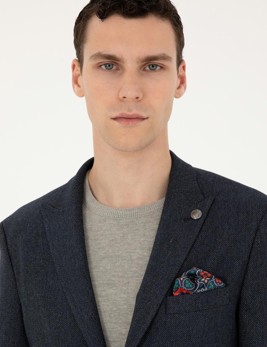 Lacivert Slim Fit Ceket