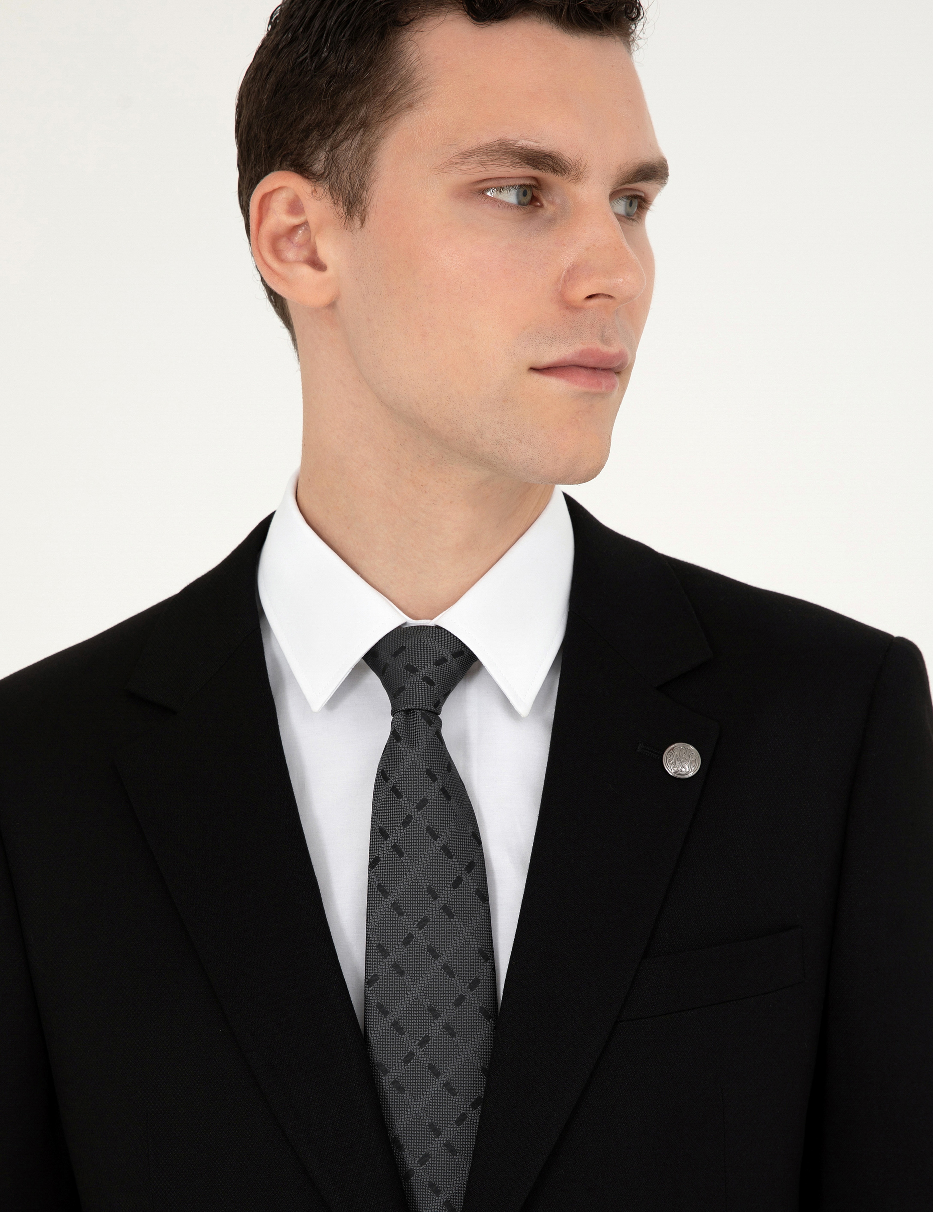 Siyah Slim Fit Takım Elbise