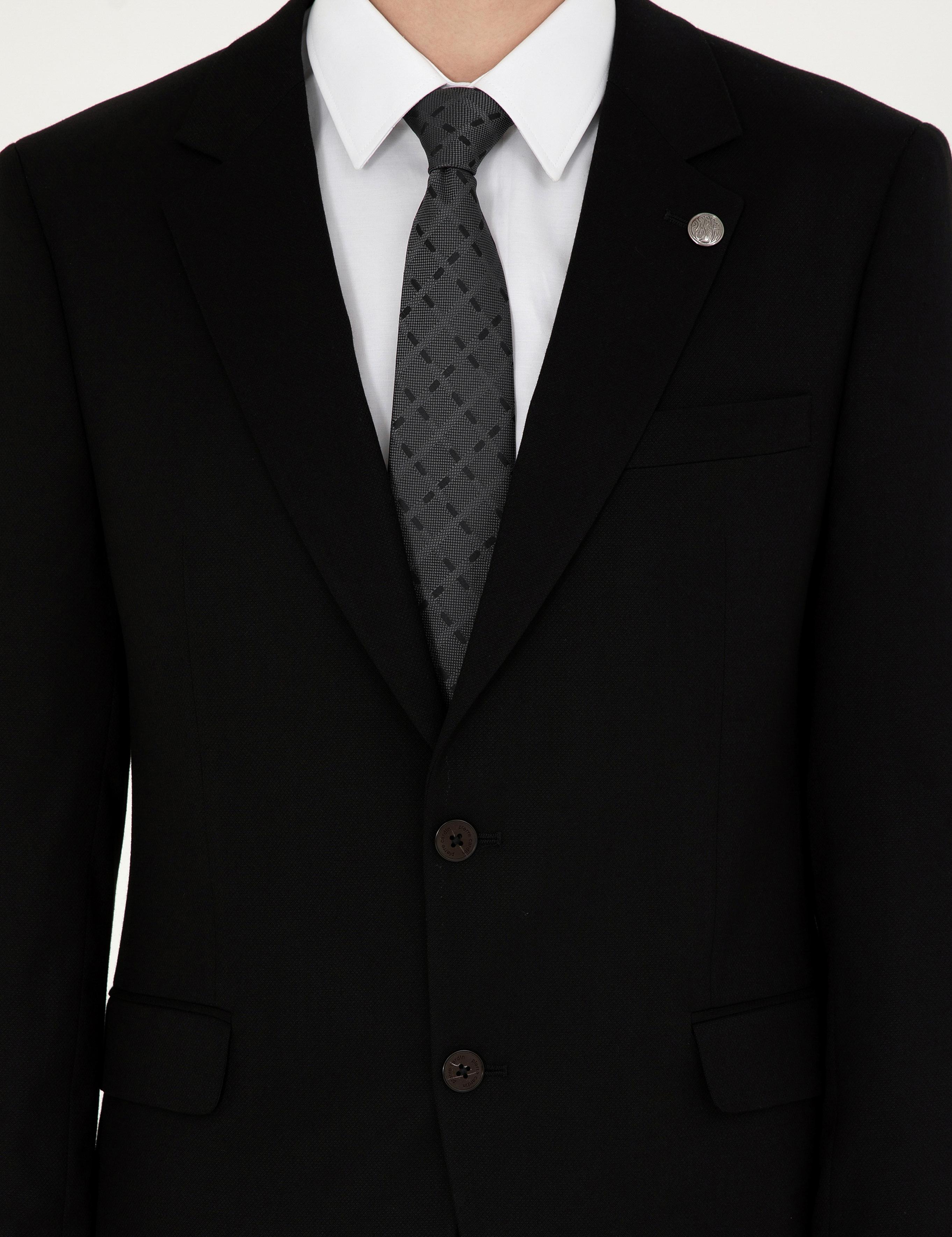 Siyah Slim Fit Takım Elbise