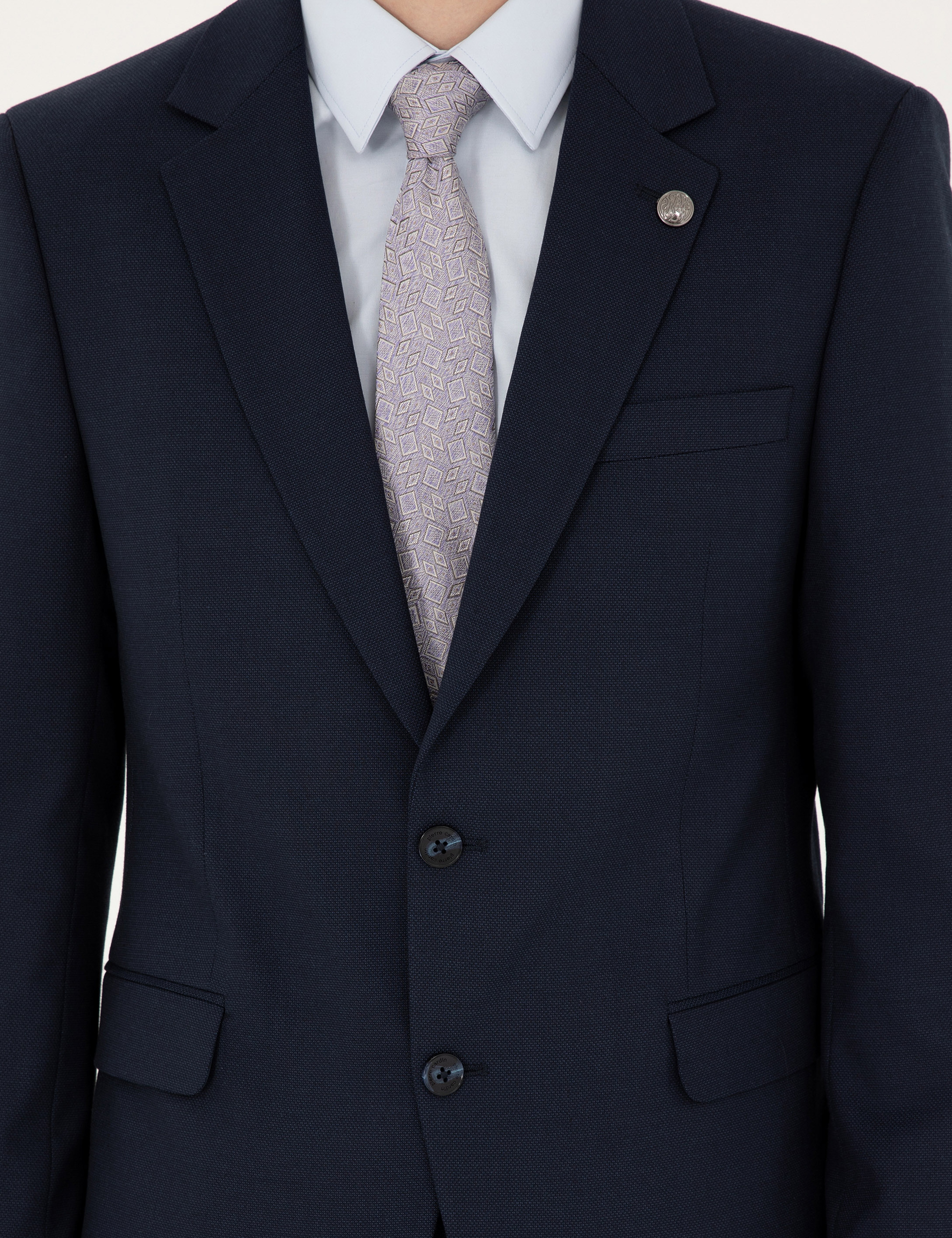 Lacivert Slim Fit Takım Elbise