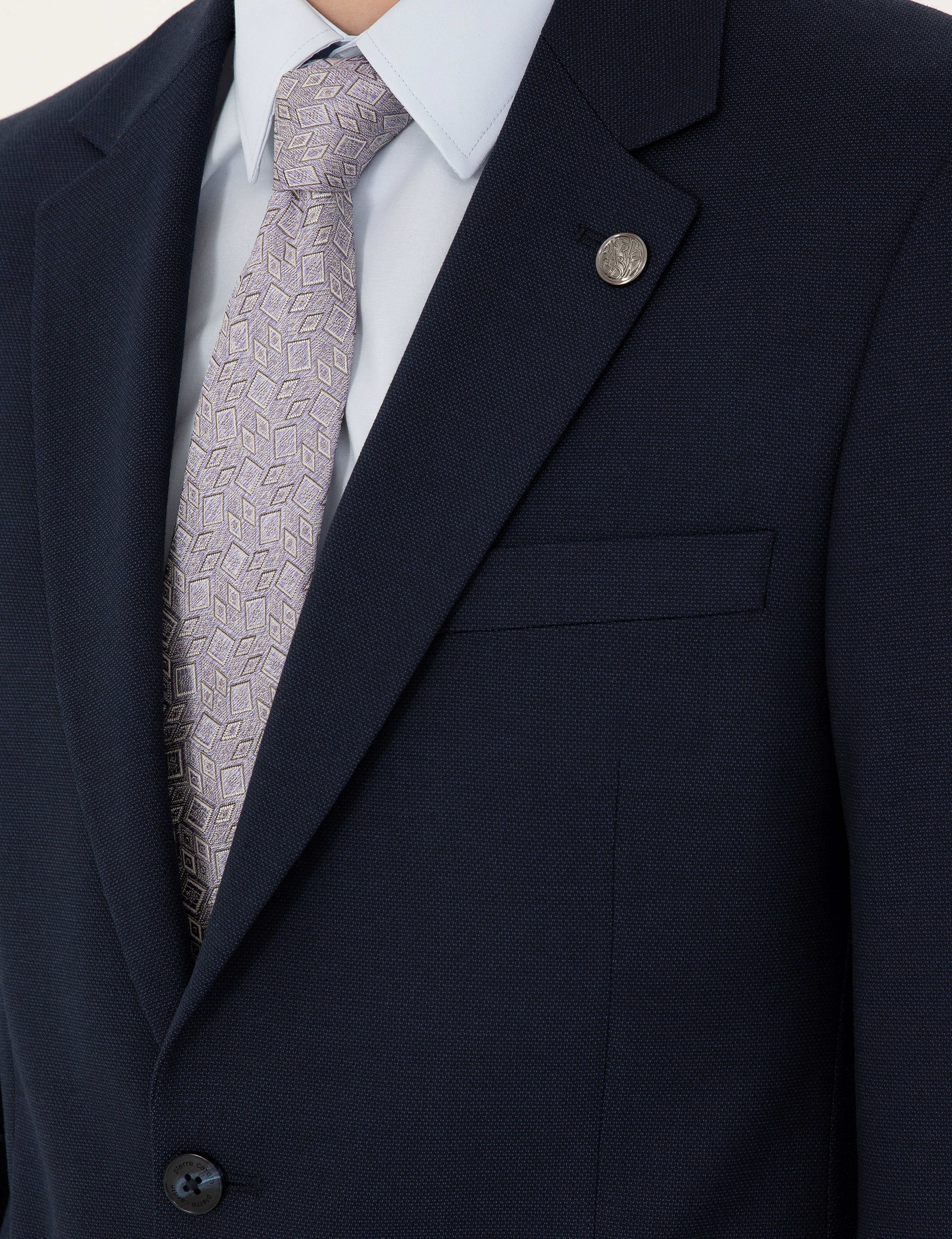 Lacivert Slim Fit Takım Elbise - Image 7