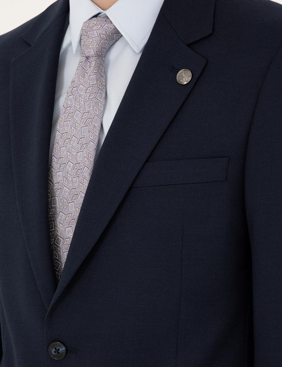 Lacivert Slim Fit Takım Elbise