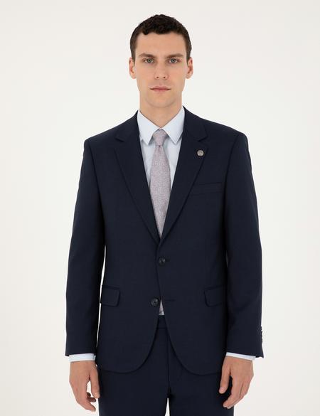 Lacivert Slim Fit Takım Elbise - 50297495044