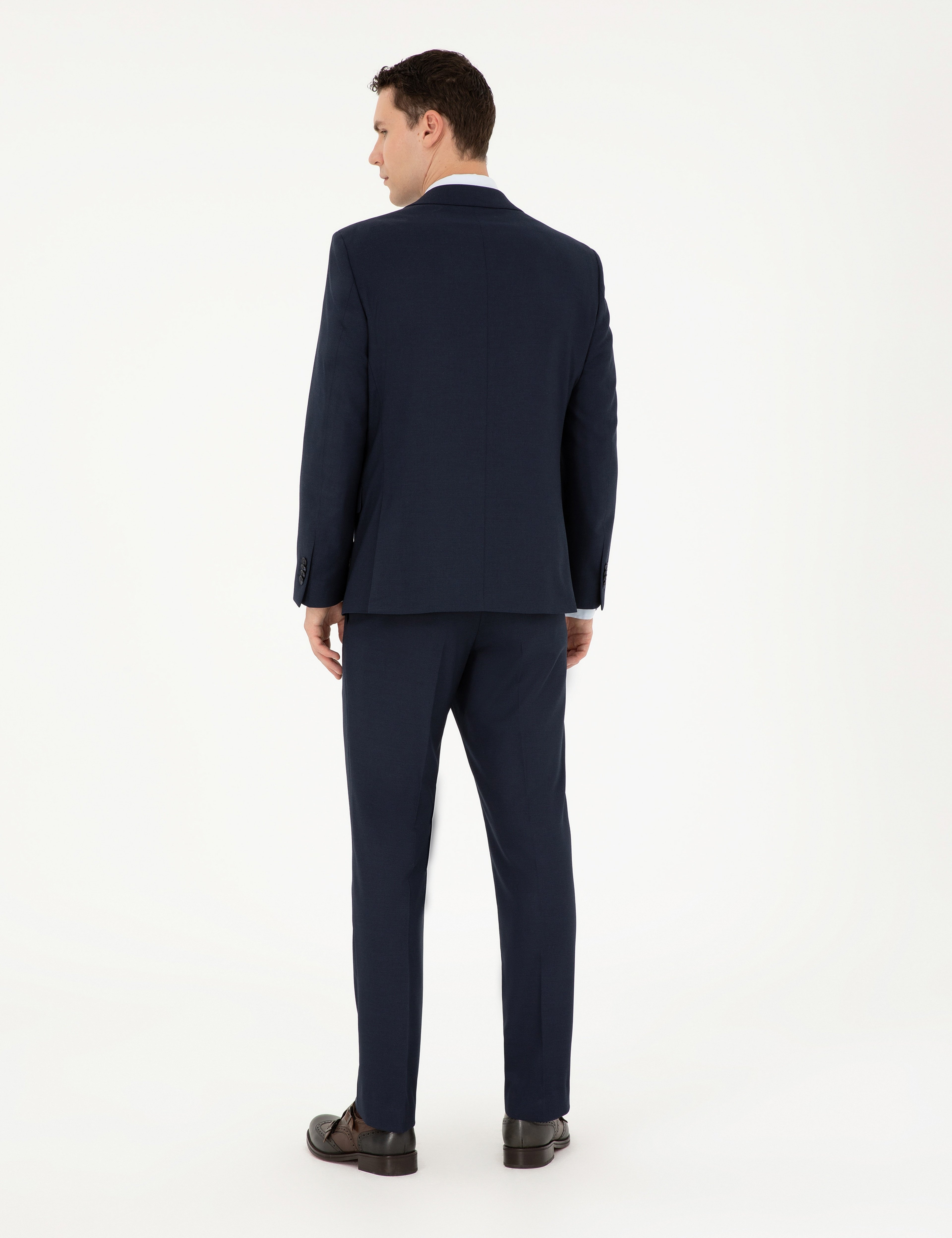 Lacivert Slim Fit Takım Elbise