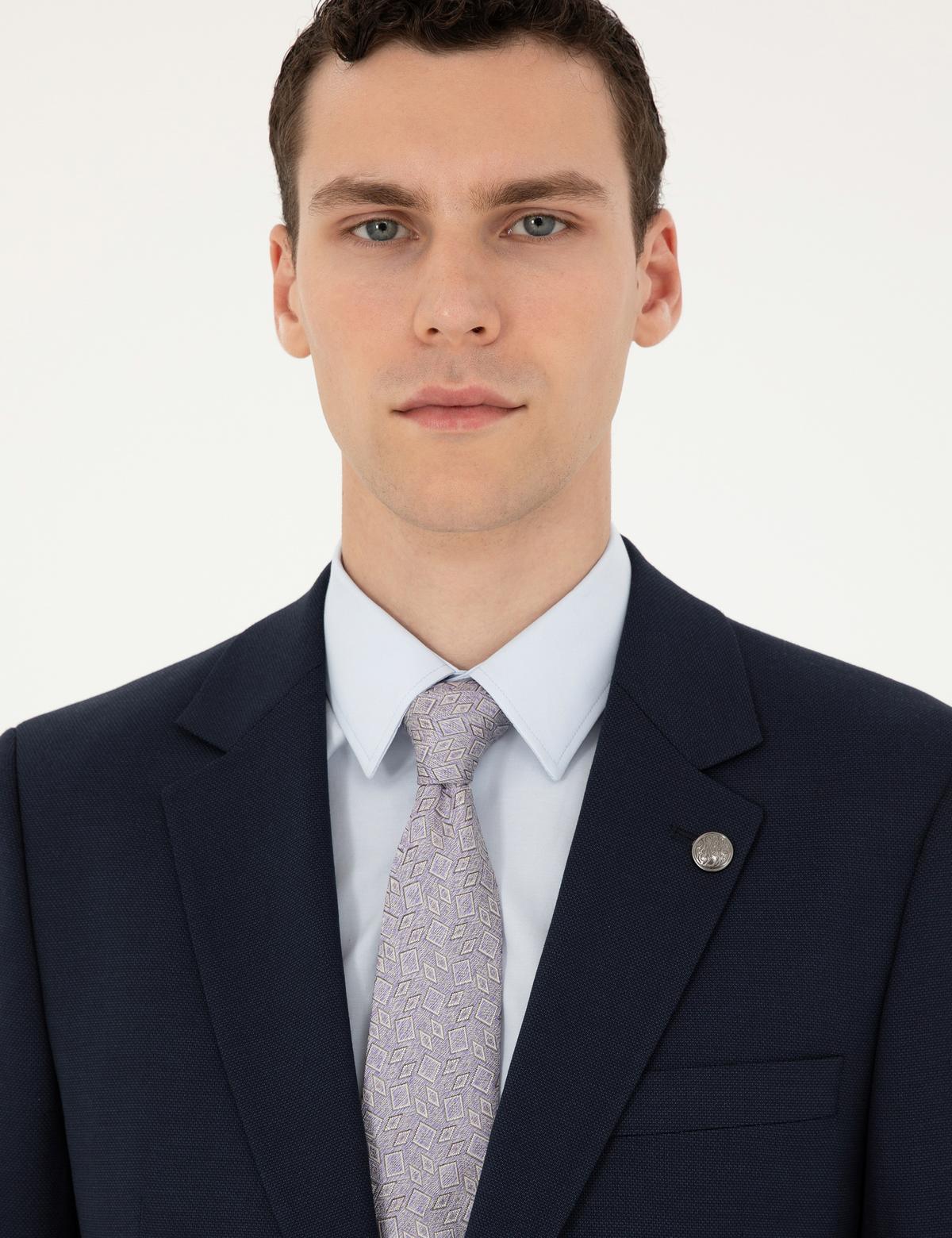 Lacivert Slim Fit Takım Elbise - 50297495044