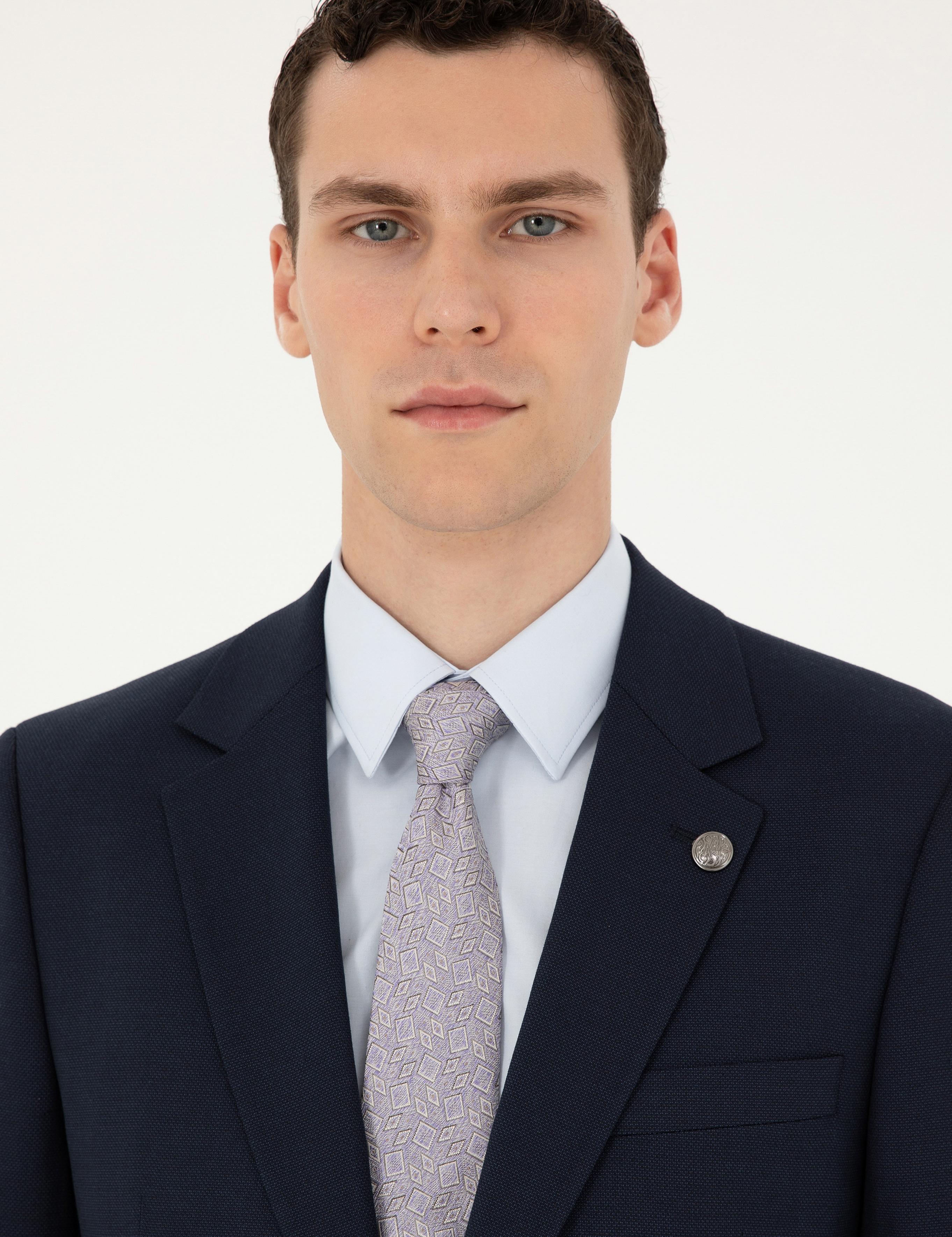 Lacivert Slim Fit Takım Elbise