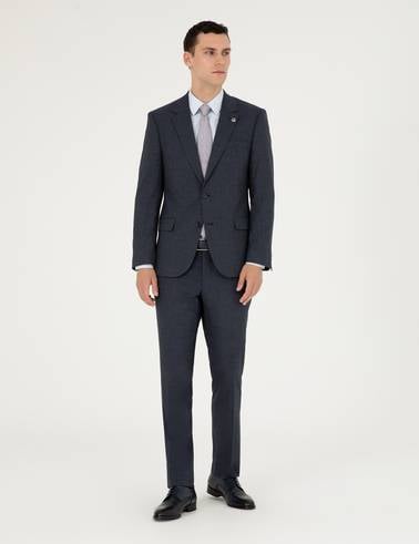 Lacivert Slim Fit Takım Elbise