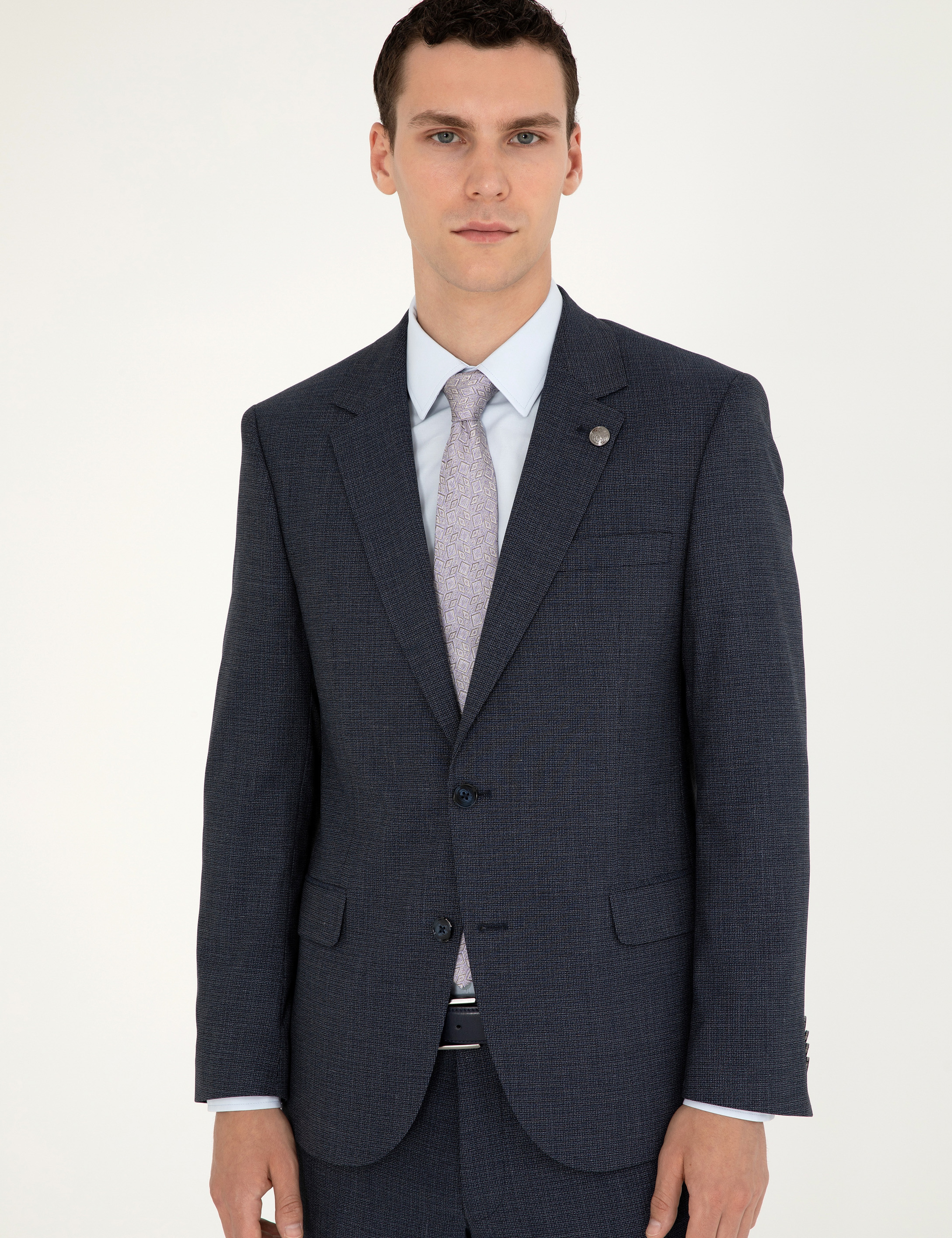 Lacivert Slim Fit Takım Elbise