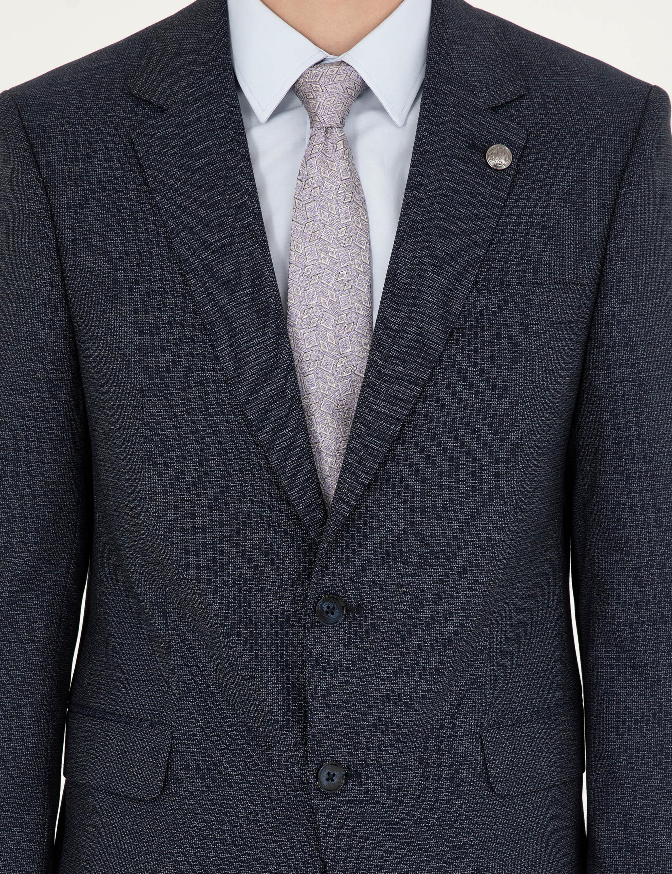 Lacivert Slim Fit Takım Elbise