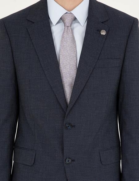 Lacivert Slim Fit Takım Elbise - 50297518005