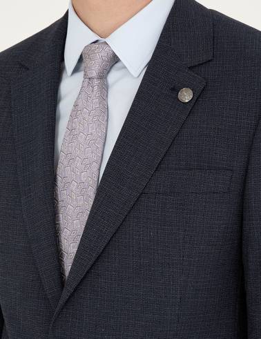 Lacivert Slim Fit Takım Elbise