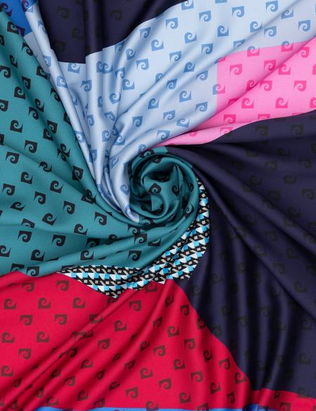 Açık Mavi Tivil Eşarp - 50302552001