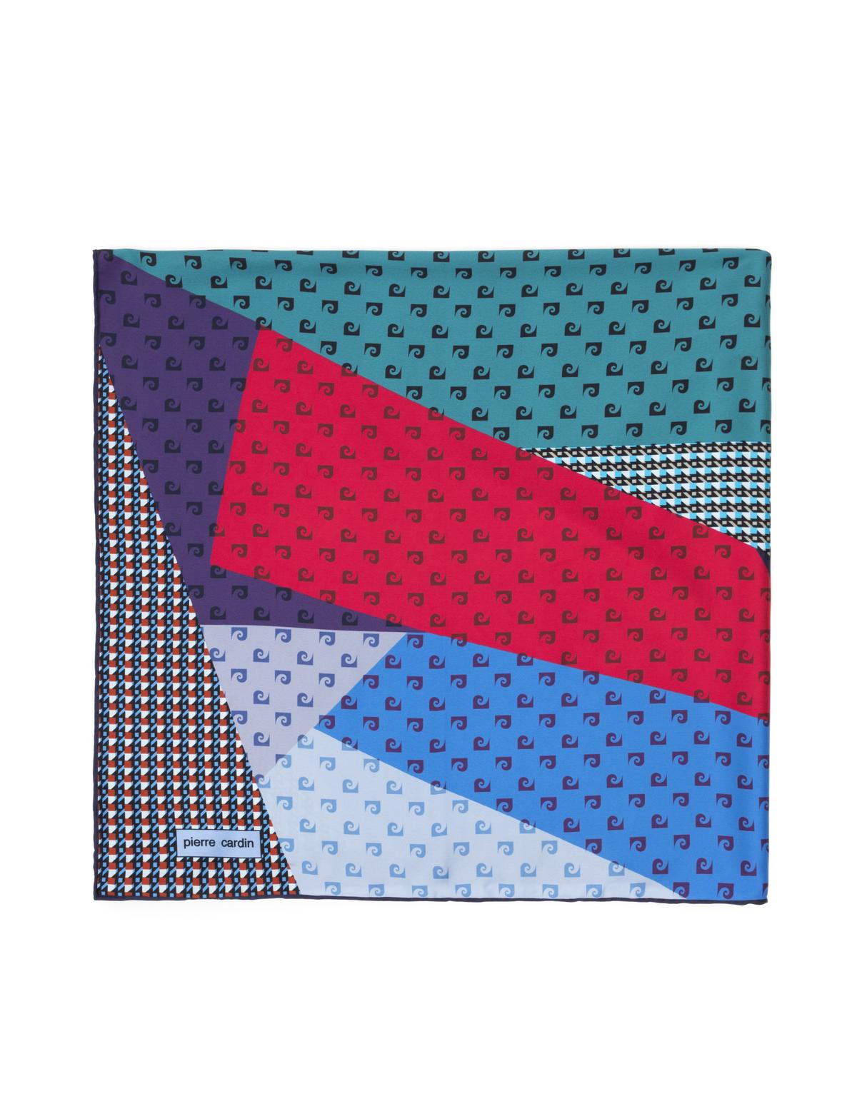 Açık Mavi Tivil Eşarp - 50302552001