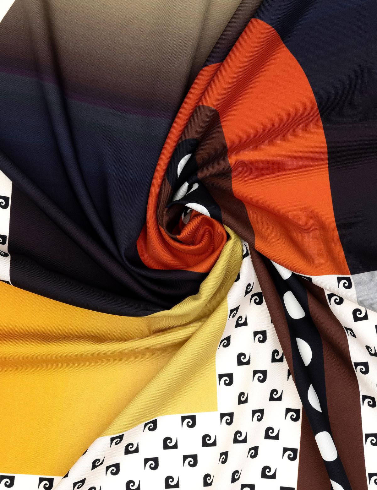 Kahverengi Tivil Eşarp - 50302553004