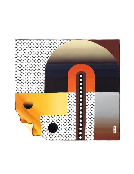 Kahverengi Tivil Eşarp - 50302553004