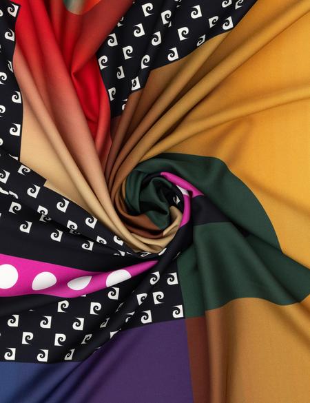 Siyah Tivil Eşarp - 50302553007