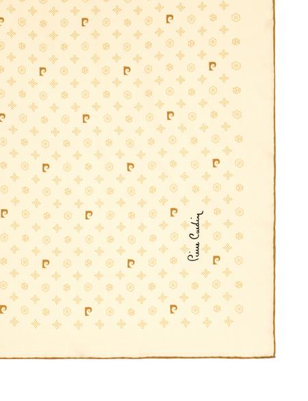 Bej Krep Saten Eşarp - 50302646001