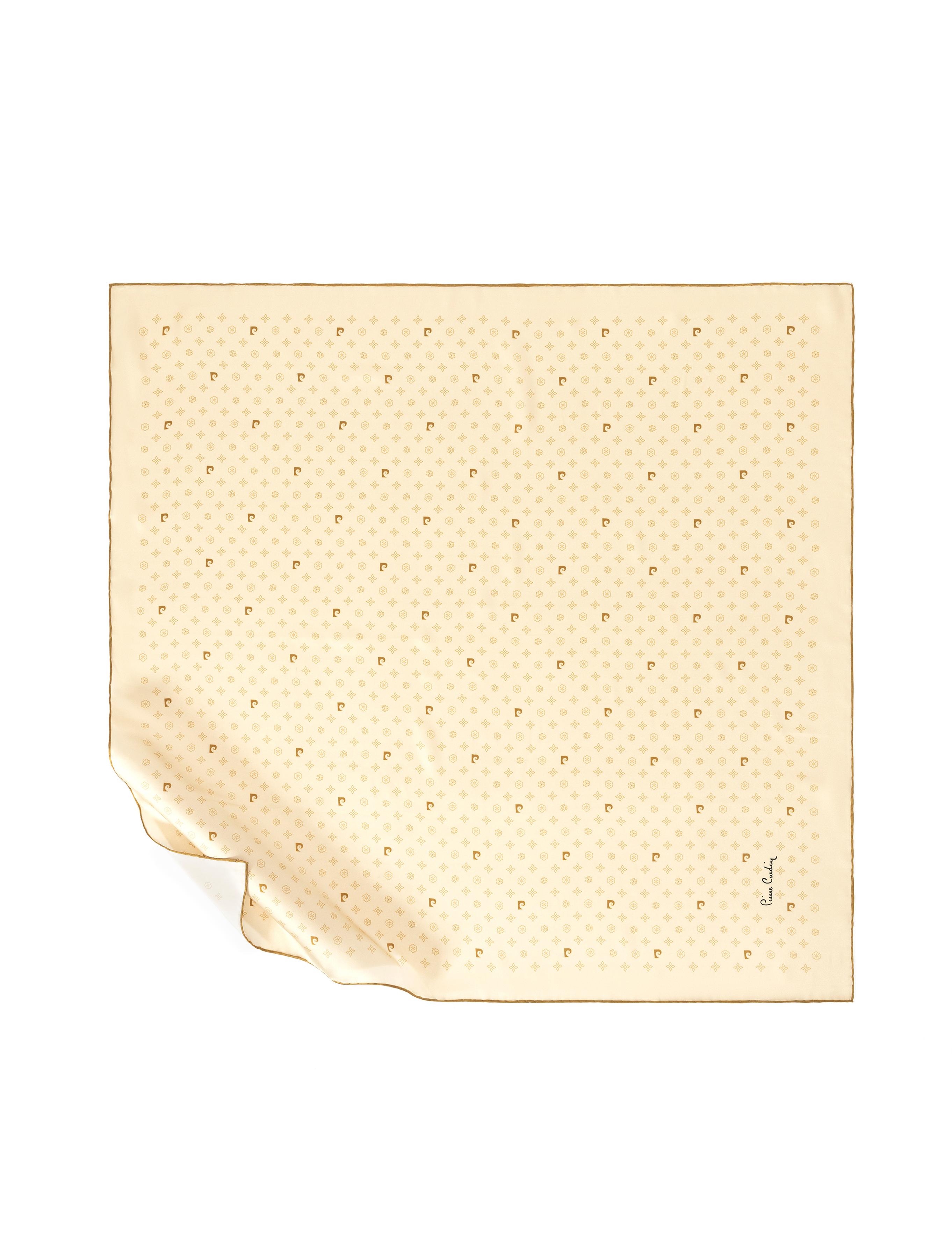 Bej Krep Saten Eşarp