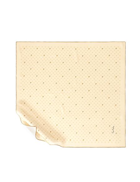 Bej Krep Saten Eşarp - 50302646001