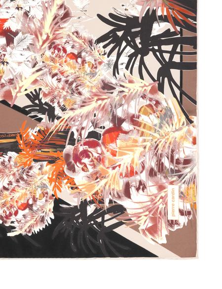 Bej İpek Tivil Eşarp - 50302688001