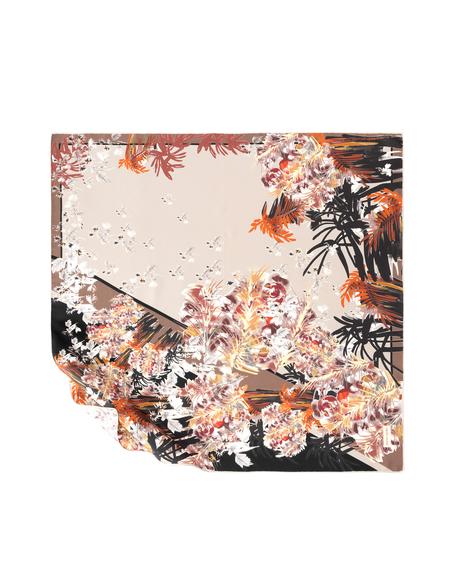 Bej İpek Tivil Eşarp - 50302688001