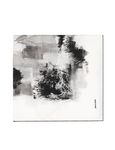 Ekru İpek Tivil Eşarp - 50302695001