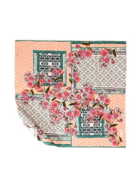 Pembe İpek Tivil Eşarp - 50302697004