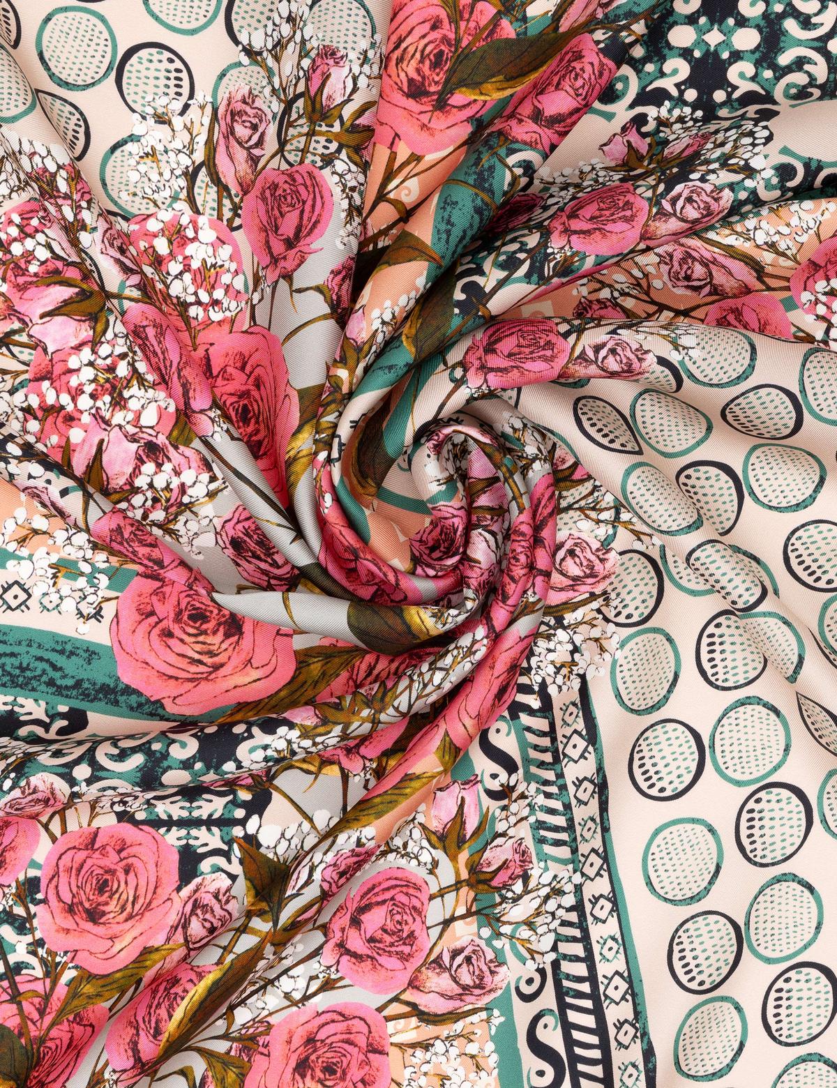 Pembe İpek Tivil Eşarp - 50302697004