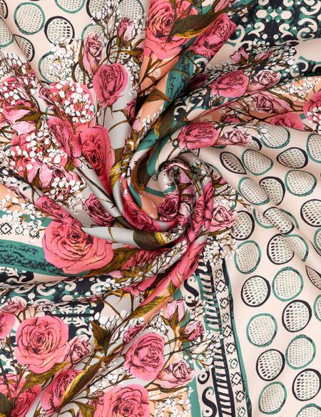 Pembe İpek Tivil Eşarp - 50302697004