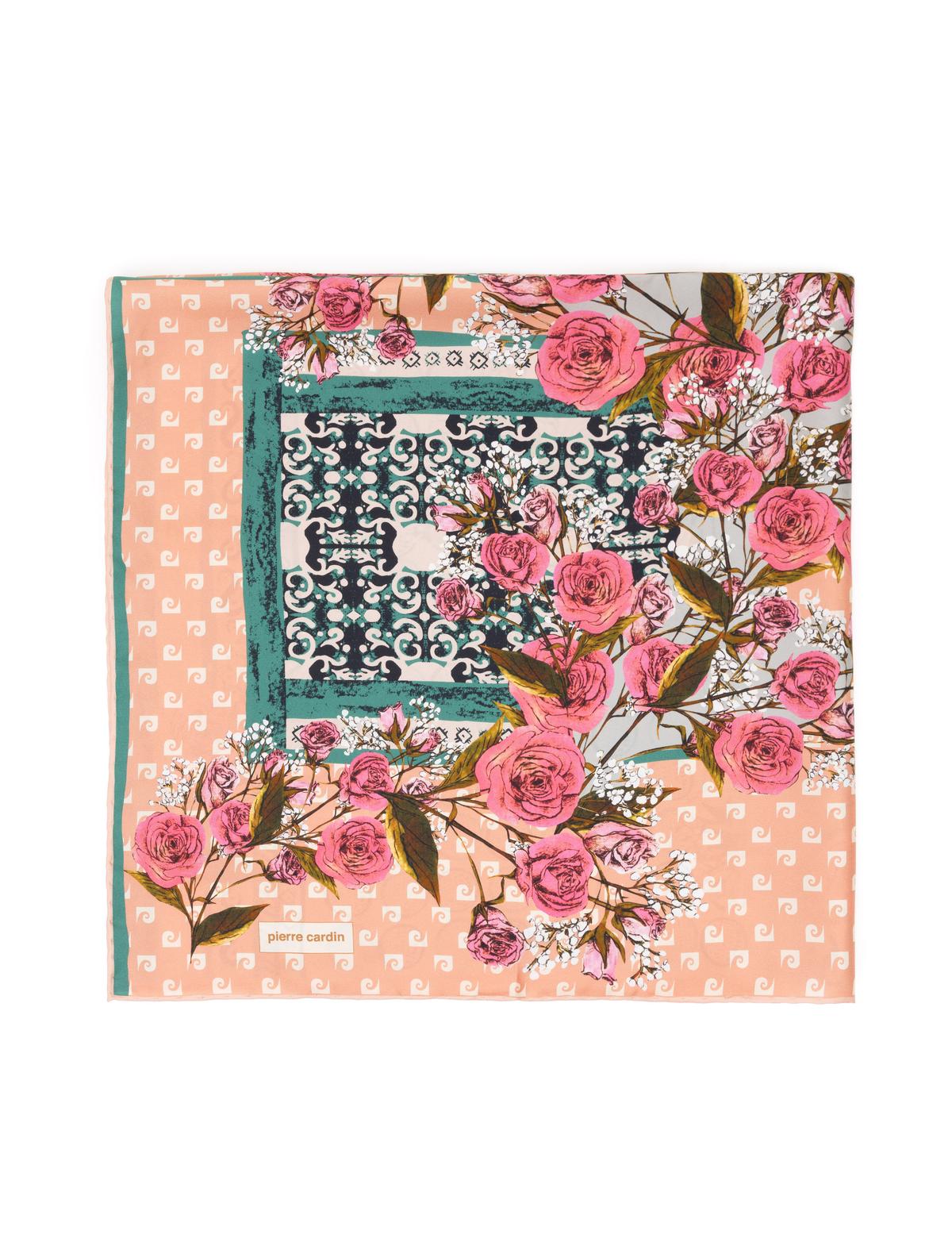 Pembe İpek Tivil Eşarp - 50302697004