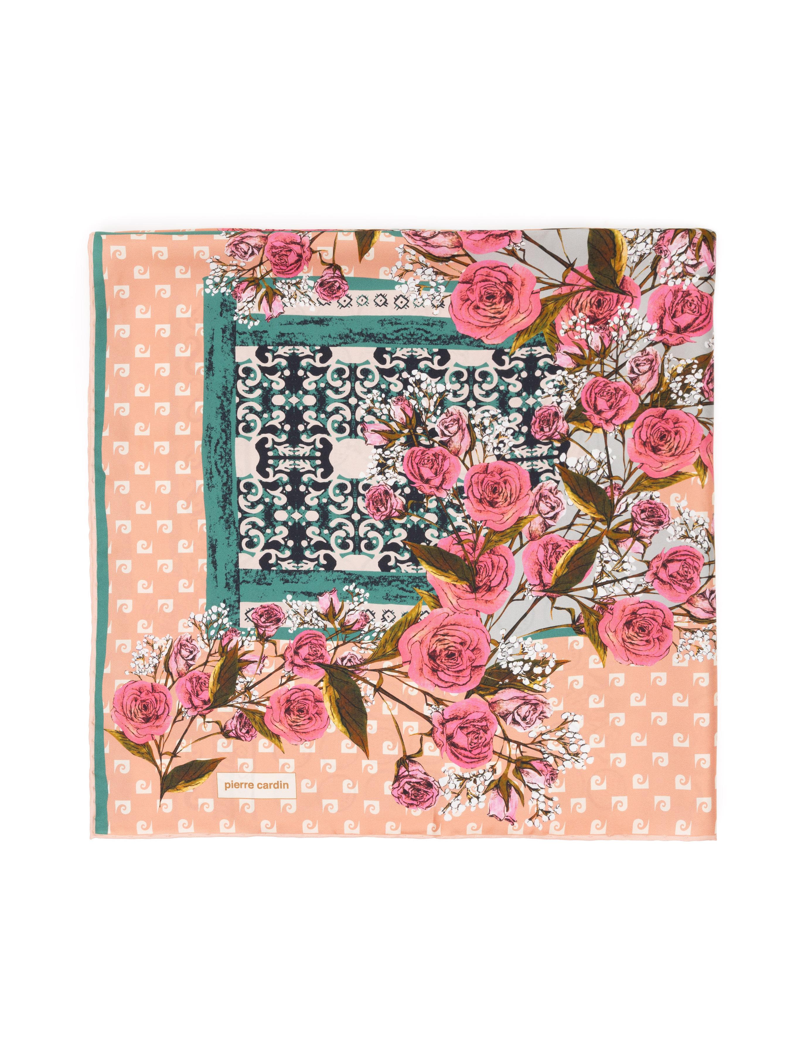 Pembe İpek Tivil Eşarp