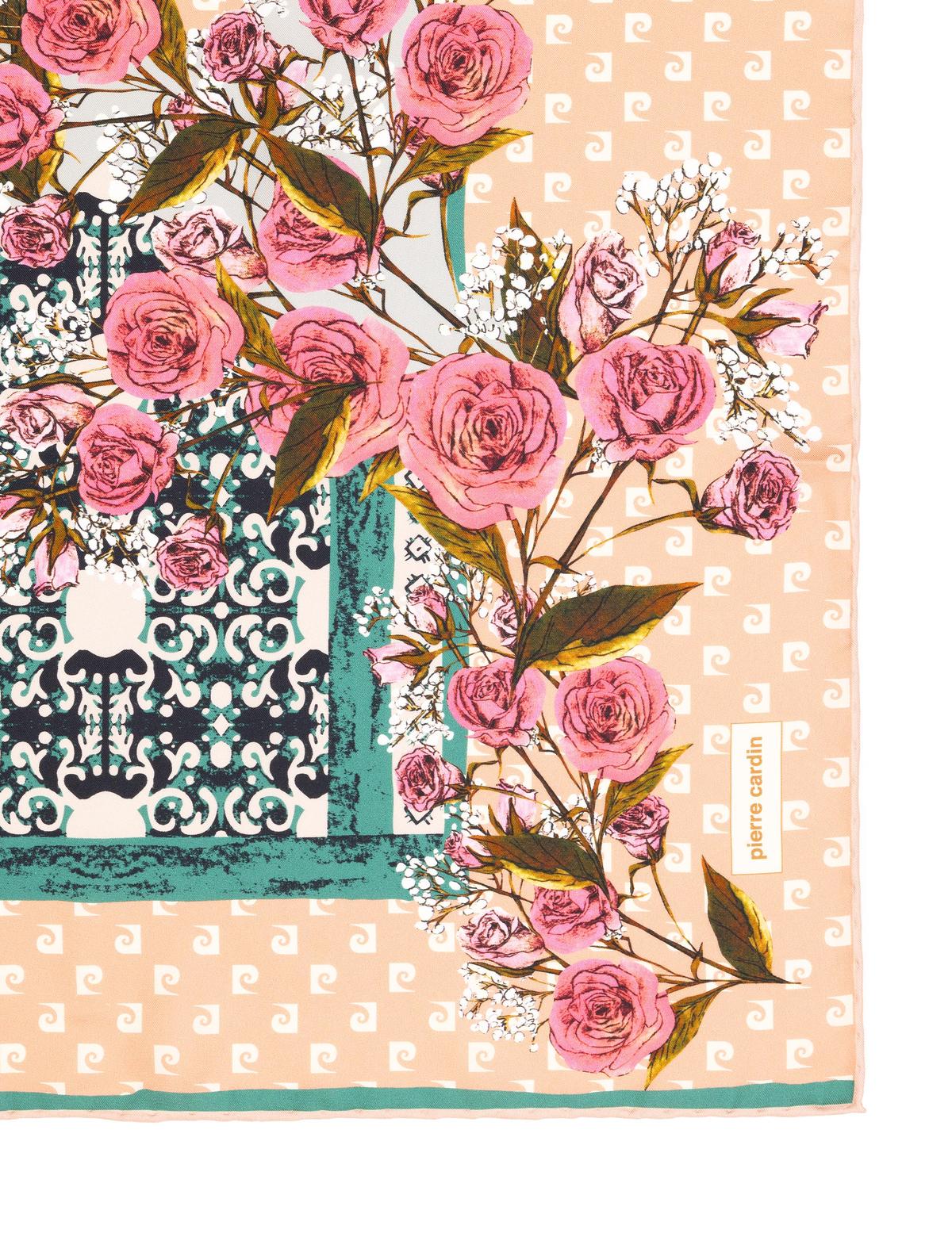 Pembe İpek Tivil Eşarp - 50302697004