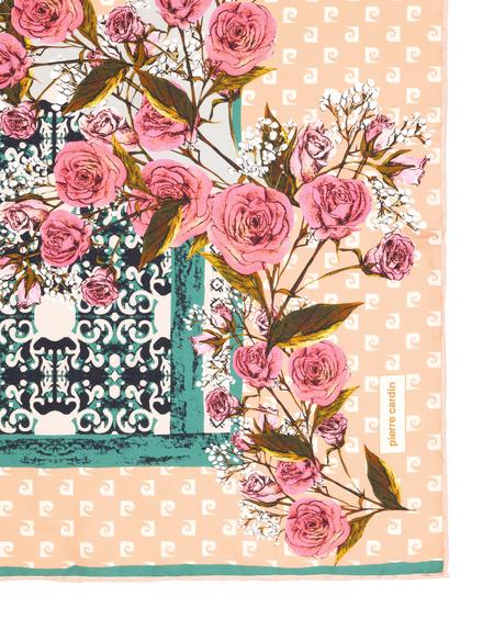 Pembe İpek Tivil Eşarp - 50302697004