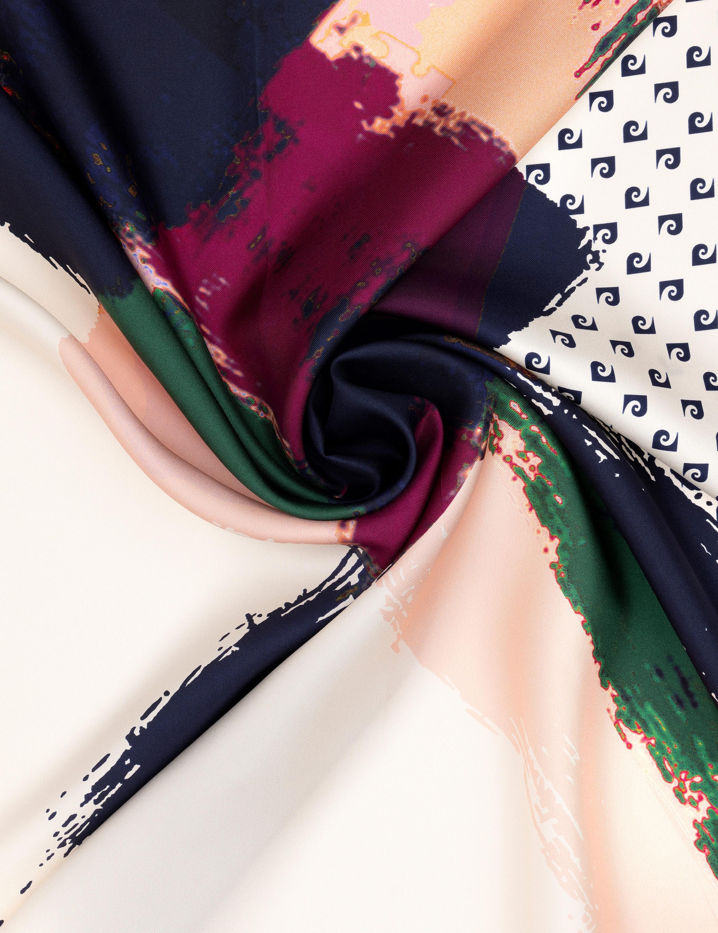 Ekru İpek Tivil Eşarp