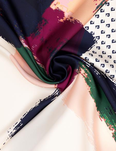 Ekru İpek Tivil Eşarp - 50302700002