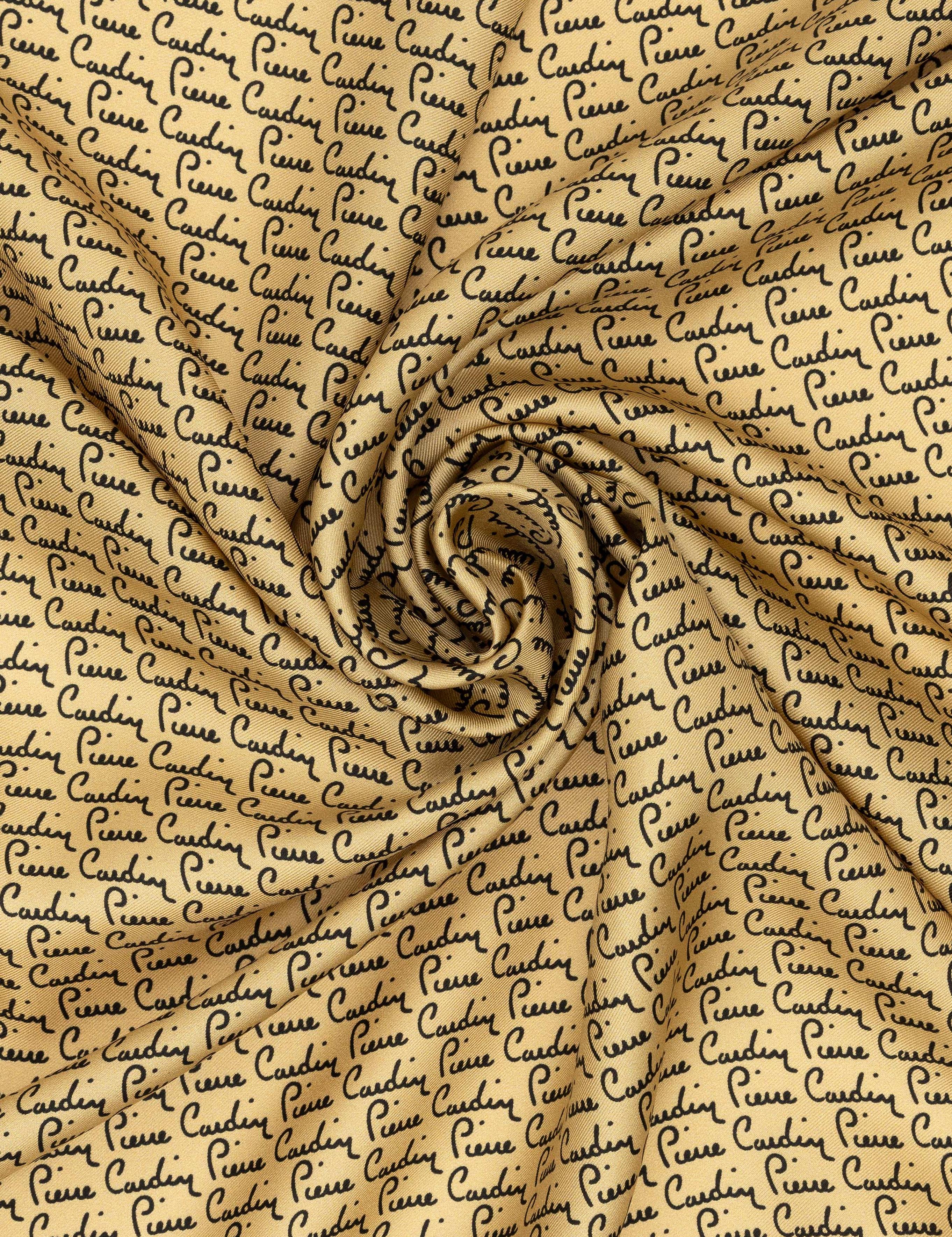 Bej İpek Tivil Eşarp