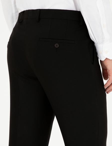 Siyah Slim Fit Kumaş Pantolon - 50297519015
